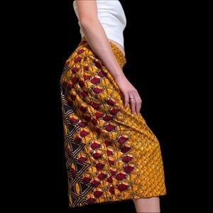 Vintage Patterned Skirt
